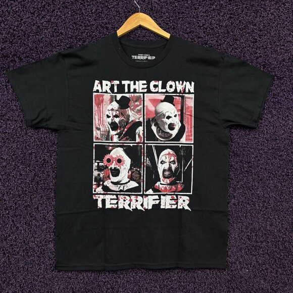 Art the Clown Bloody Scenes Terrifier T-Shirt Size Large - Picture 1 of 4